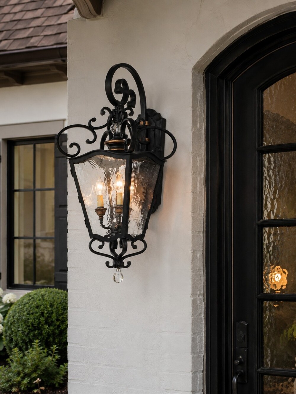 The Great Outdoors by Minka-Lavery Brixton Ivey 3-Light Large Outdoor Wall Lante